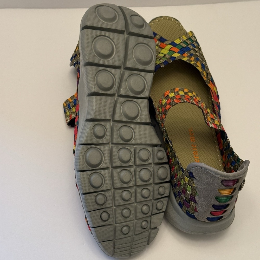 Bernie Mev‎ Comfi Bronze Multi Comfort Shoe Womens 37 Size 6 New - Picture 6 of 10